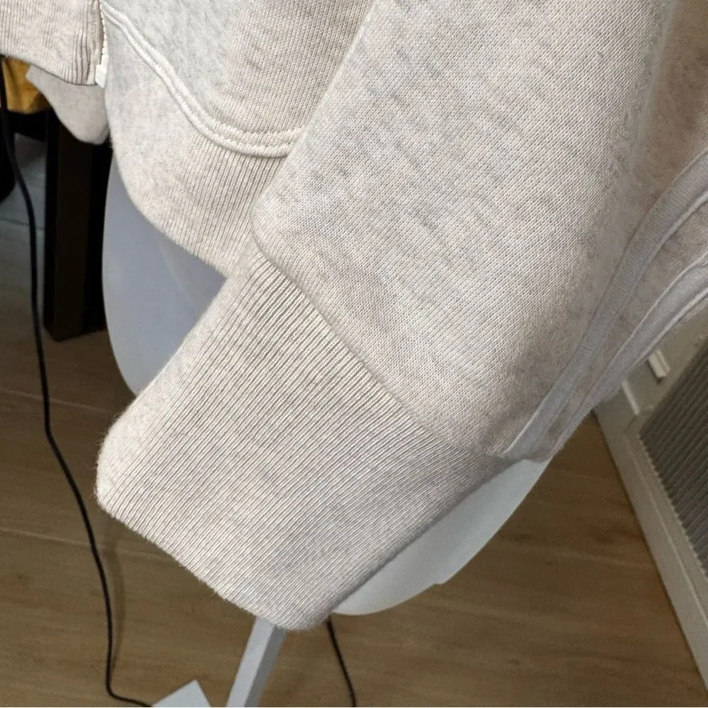 Adidas Kids Cream 3 Stripes Hooded Jacket